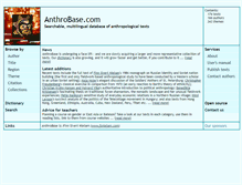 Tablet Screenshot of anthrobase.com
